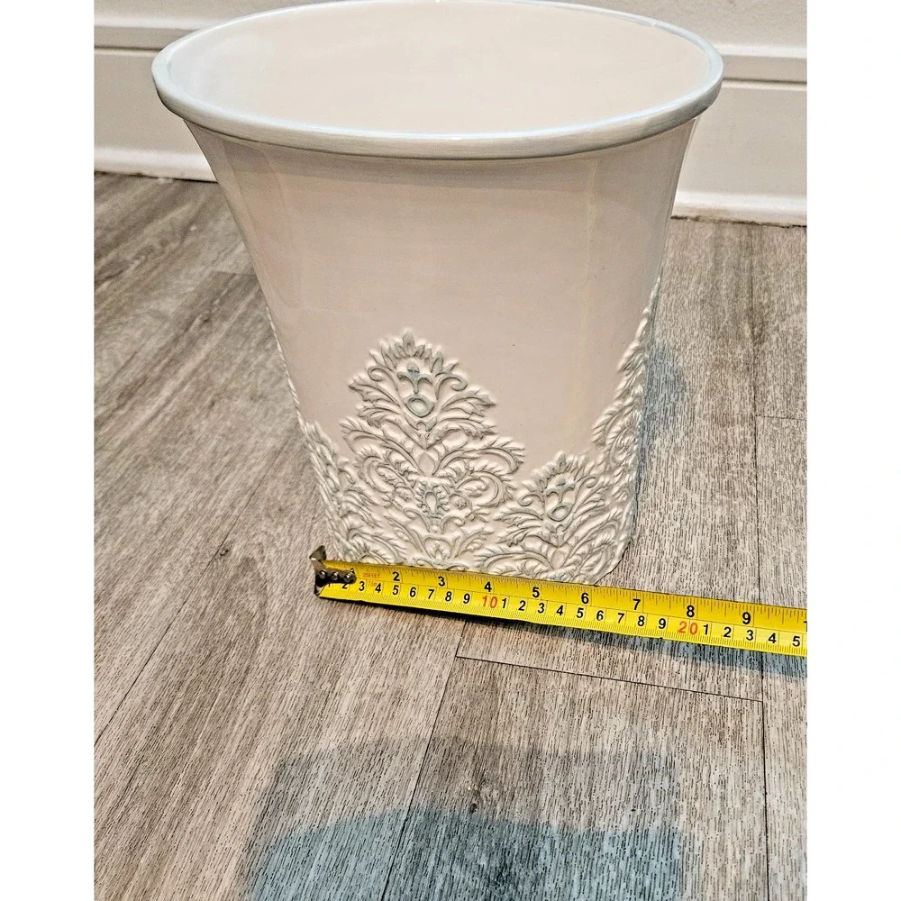 Ceramic Wastebasket 10
